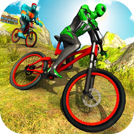 Offroad Superhero Bicycle Race