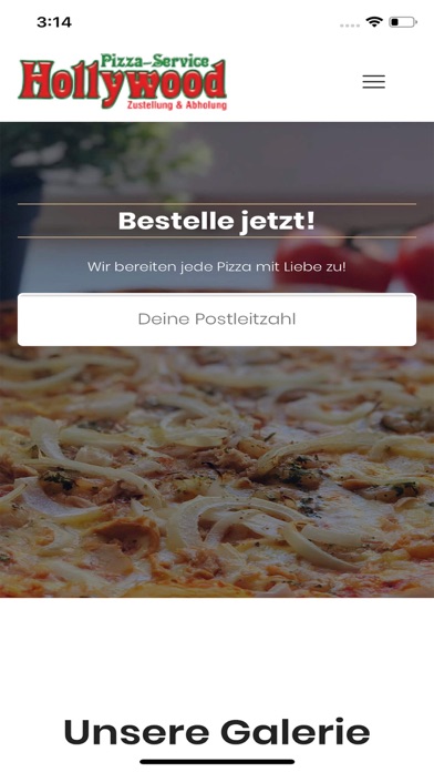 Screenshot #1 pour Hollywood Pizza-Service
