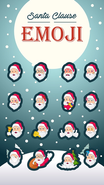 Santa Claus Emoji Stickers