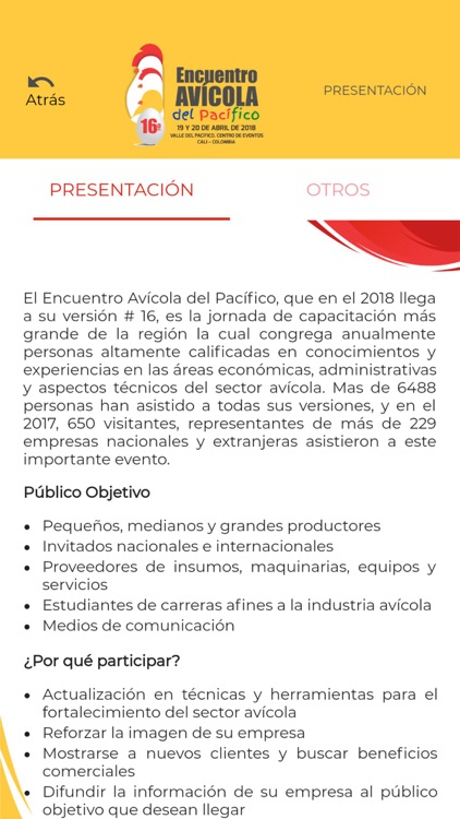 16° Encuentro Avícola Pacífico screenshot-3