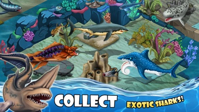 SHARK WORLD: Sharks & Jurassic animal battle games screenshot 3