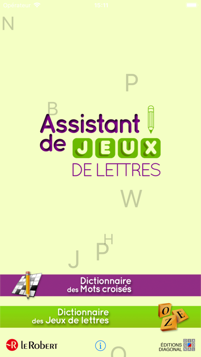 Dictionnaire de mots croisés et de jeux de lettres Le Robert screenshot 1