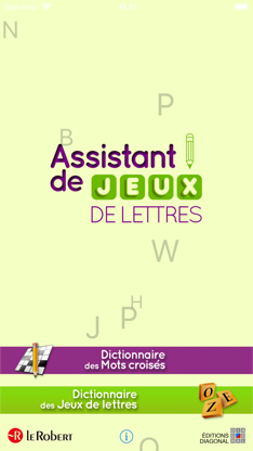 Assistant de jeux de lettres screenshot 1
