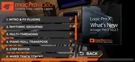 Game screenshot Course For Logic Pro X 10.2.1 apk