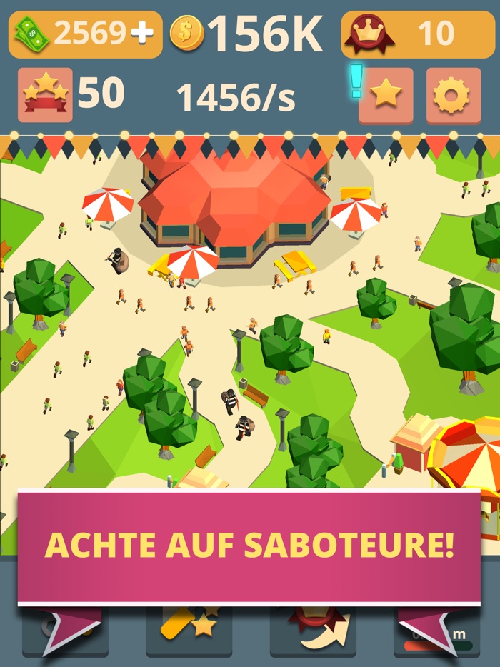 Theme Park Clicker Idle Spiel