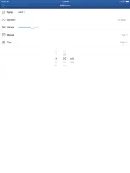 auto-shutoff alarm clock iPad Captures Décran 3
