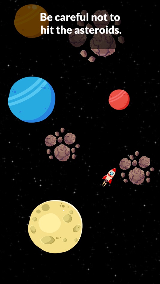 #3. Space Game: Rocket & Asteroids (iOS) От: Roghan Games