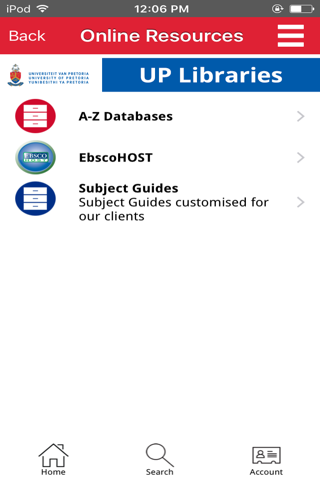 UP Libraries - náhled