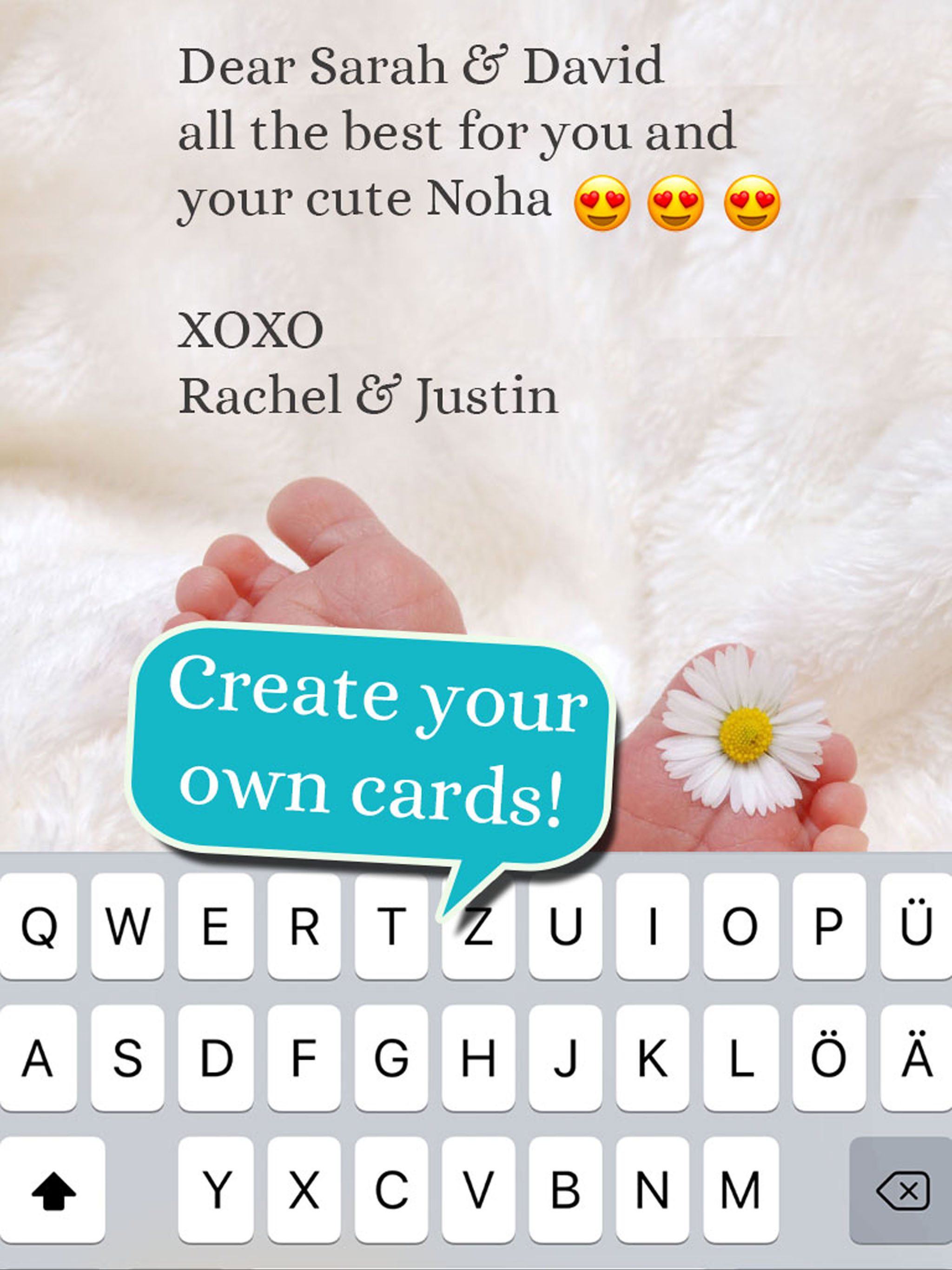 Baby - Birth Card Maker screenshot 9