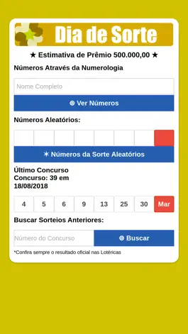 Game screenshot Dia de Sorte Loteria mod apk