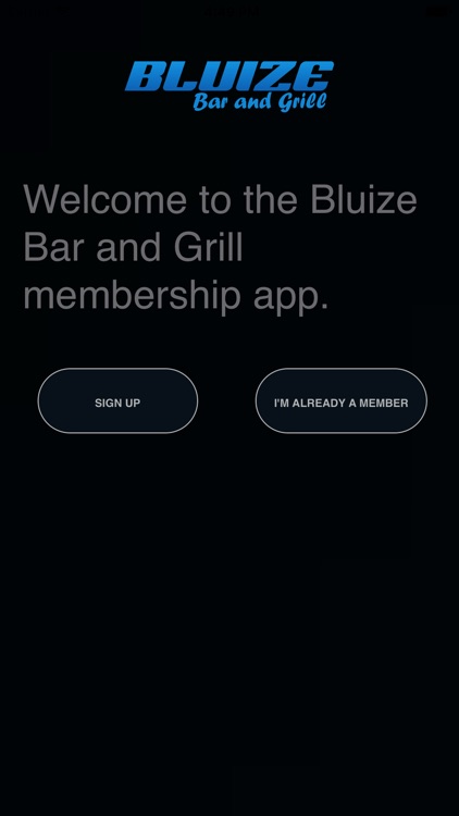 Bluize Bar and Grill Loyalty