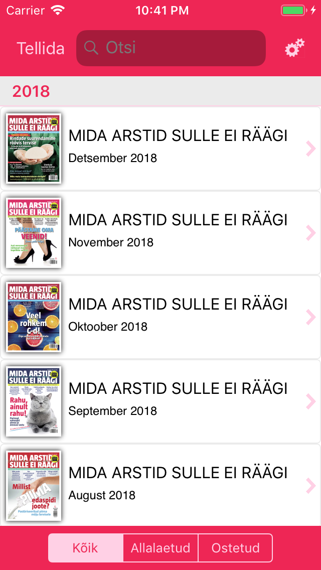 MIDA ARSTID SULLE EI RÄÄGI