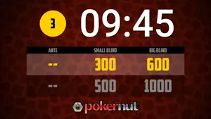 Pokernut Tournament Timer screenshot #2 for iPhone