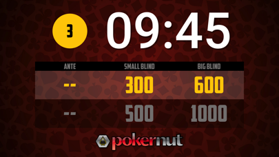 Pokernut Tournament Timer Screenshot