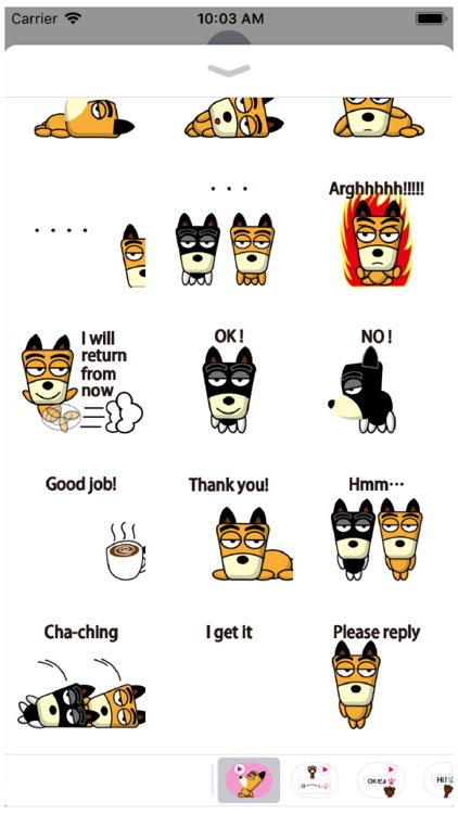 TF-Dog Animation 8 Stickers screenshot-4