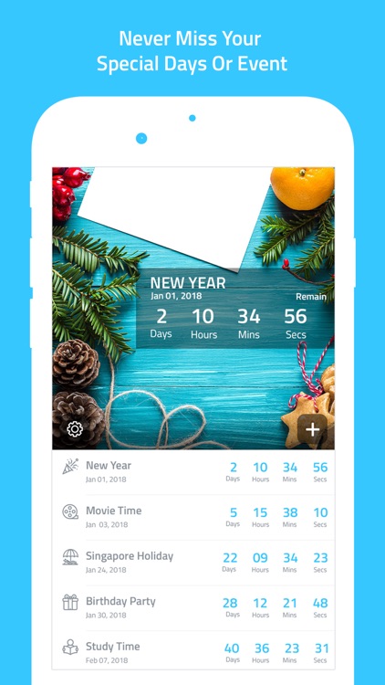 Countdown Event - Widget Maker