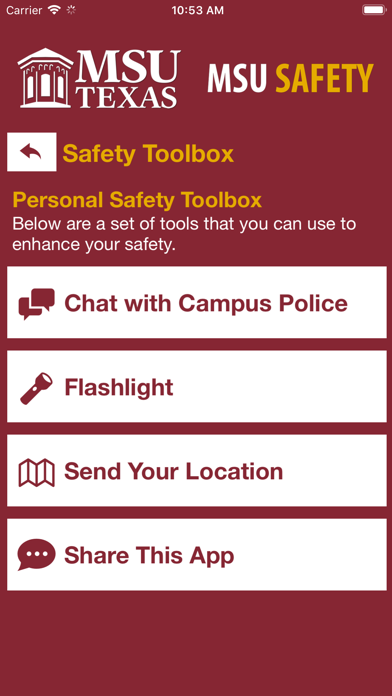 MSU Safety iPhone screenshot 5 - Education app