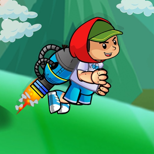 Jet pack super boy