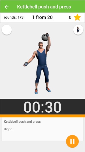 Kettlebell workout Be Stronger