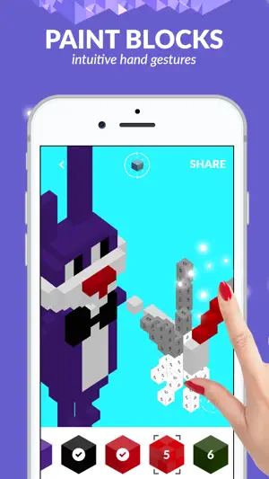 3d Voxel Art: Color by Number screenshot 3