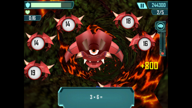 ‎Math Blaster HyperBlast 2 HD Screenshot