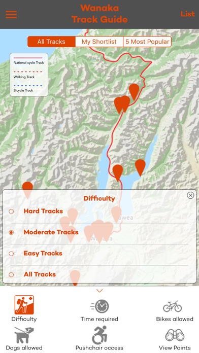 Wanaka Tracks App screenshot 4