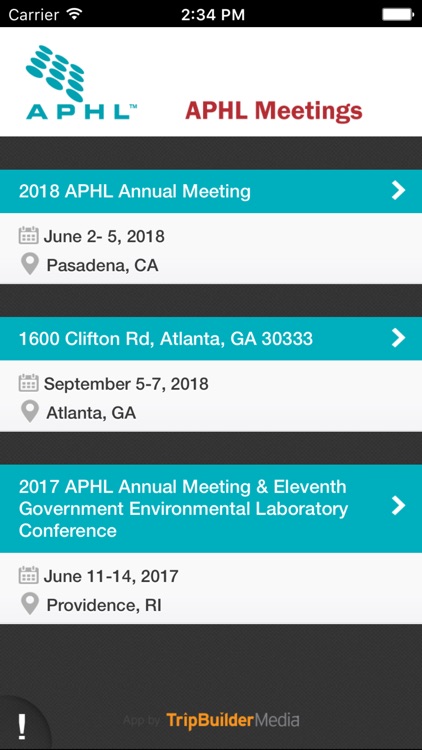 APHL Meetings