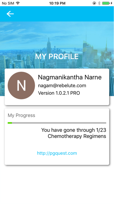 Chemotherapy Regimens iPhone screenshot 3 - Medical app