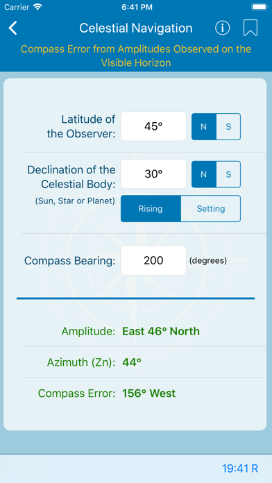 Nautical Calculator Screenshot