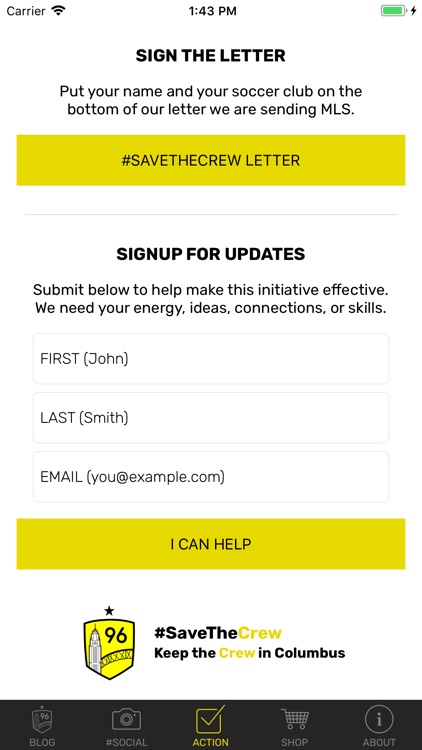 #SaveTheCrew