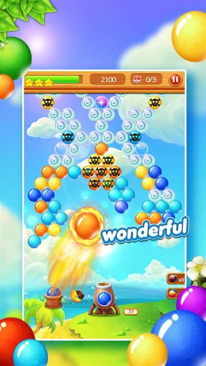 Bubble shooting war screenshot-3
