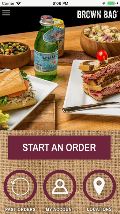 Brown Bag Order Ahead iPhone screenshot 2 - Food & Drink app