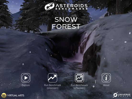 Screenshot #5 pour Snow Forest Benchmark