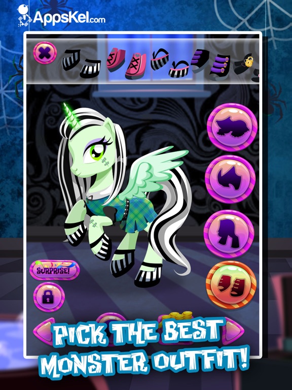 My Monster Pony Girls Game 2 iPad screenshot 3 - Games app
