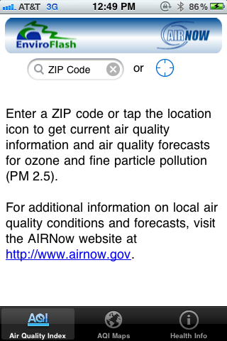 EPA AIRNow screenshot 4