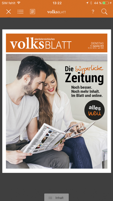 Volksblatt screenshot 2