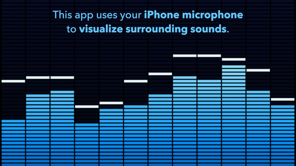 #1. LED Audio Spectrum Visualizer (iOS) By: ONYX Apps
