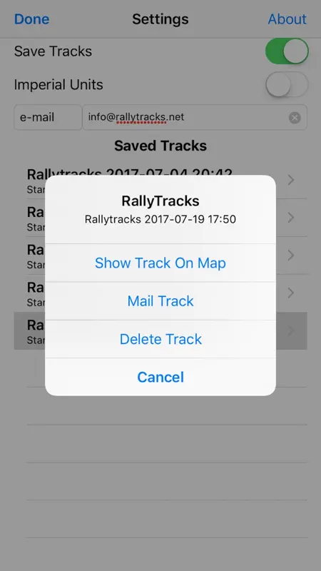 RallyTracks screenshot 3 of 3