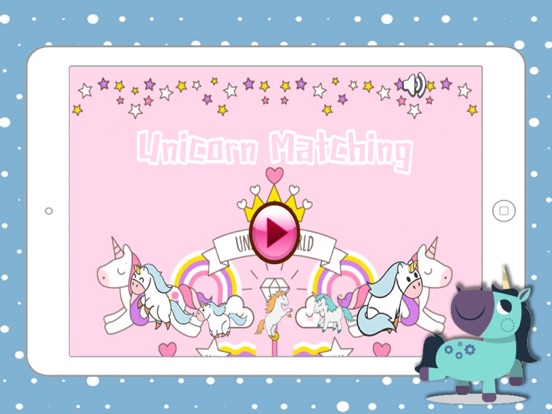 Cute Unicorn Horse Matching Find The Pair