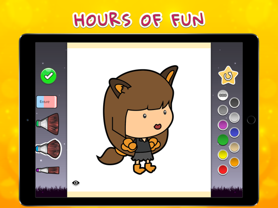 Coloring Your Halloween iPad screenshot 4 - Games app