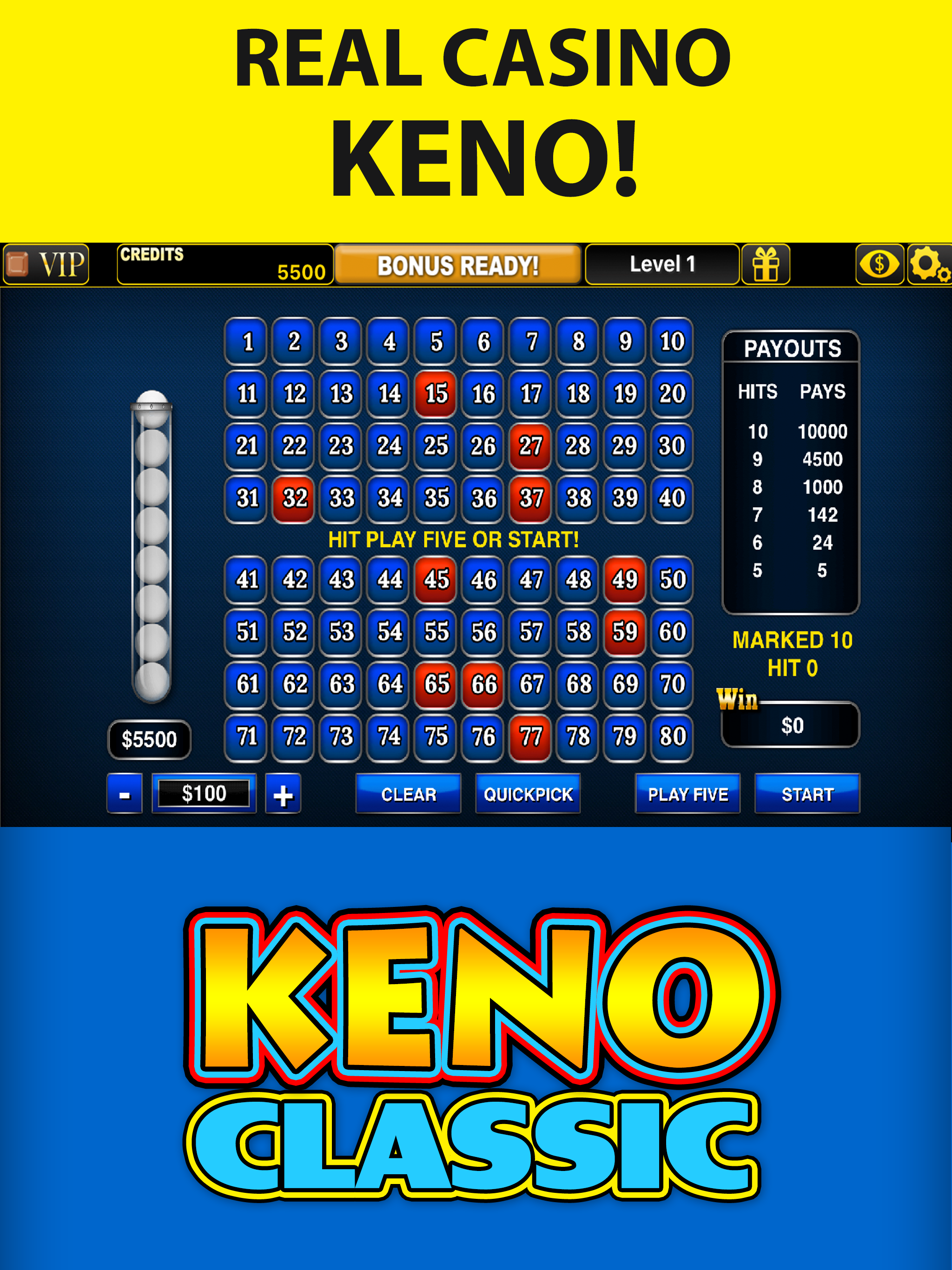 Keno Classic - Vegas Keno Game screenshot 8