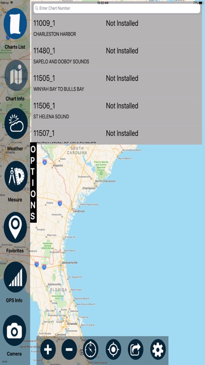 South Carolina Marine Charts