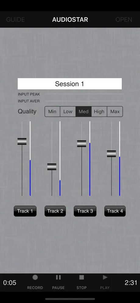 Audiostar Multitrack Mixer