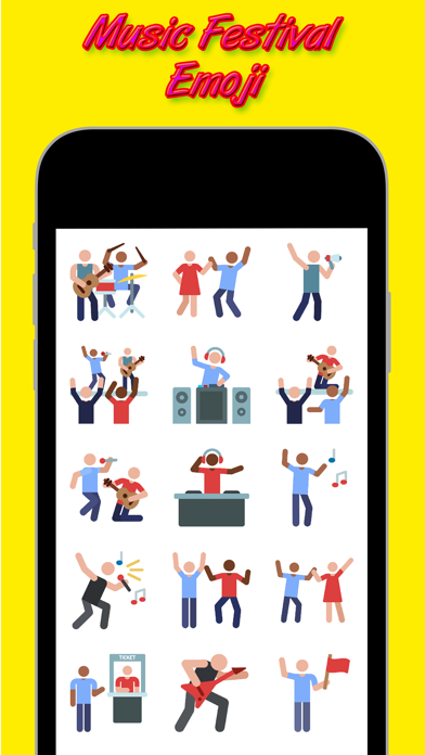 Music Festival Emoji screenshot 3