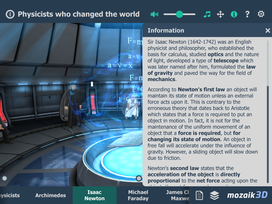 Screenshot #5 pour Famous physicists 3D