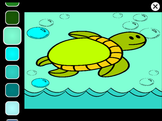 Sea Creatures Coloring Pages iPad screenshot
