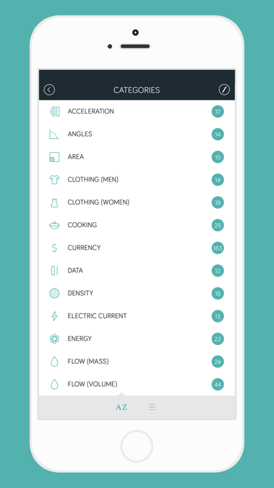 Amount - Unit Converter Screenshot