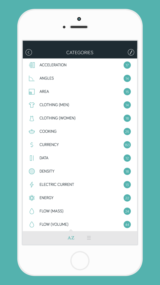 #2. Amount - Unit Converter (iOS) Podle: Marco Torretta