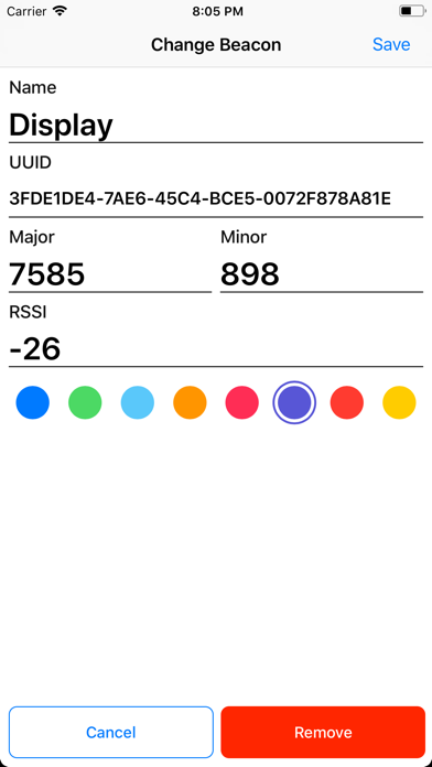 Quick Beacon app screenshot 2