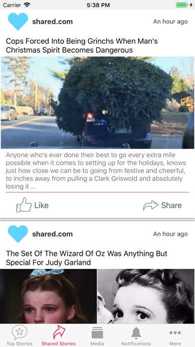 Shared News screenshot 2